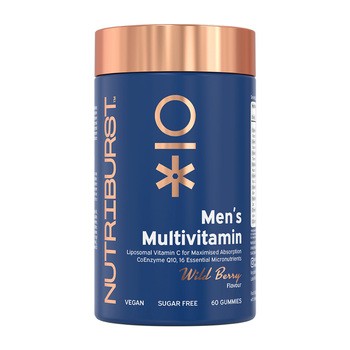 Nutriburst Men`s Multivitamin, żelki, smak jagodowy, 60 szt.