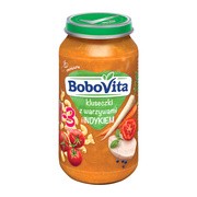 alt BoboVita Junior, obiadek kluseczki z warzywami i indykiem, 12m+, 250 g