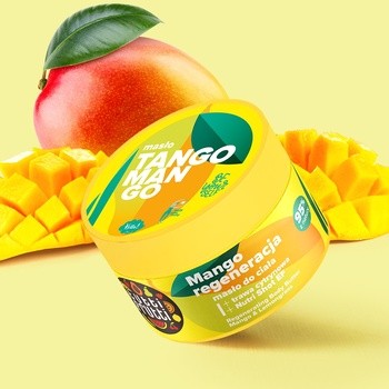 Tutti Frutti, regenerujące masło do ciała, Mango i Trawa Cytrynowa + Nutri Shot E+F, 200 ml