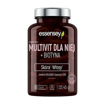 Essensey Multivit Dla Niej + Biotyna, kapsułki, 90 szt.