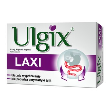 Ulgix Laxi, 50 mg, kapsułki miękkie, 30 szt.