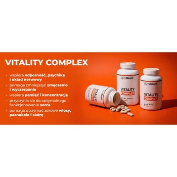 GymBeam Vitality Complex, tabletki, 60 szt.