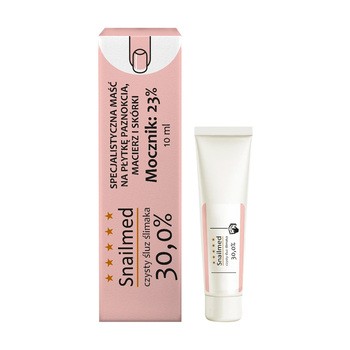 Snailmed, maść do paznokci ze śluzem ślimaka, mocznikiem, olejem rycynowym i woskiem pszczelim, 10 ml