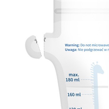 BabyOno, jednorazowe woreczki do przechowywania pokarmu,180 ml, 30 szt.