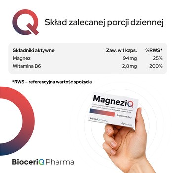 MagneziQ, kapsułki, 60 szt.