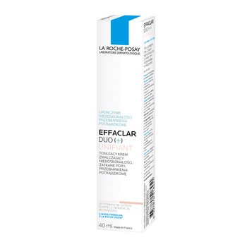 La Roche-Posay Effaclar Duo+ Unifiant, tonujący krem zwalczający niedoskonałości, light, 40 ml