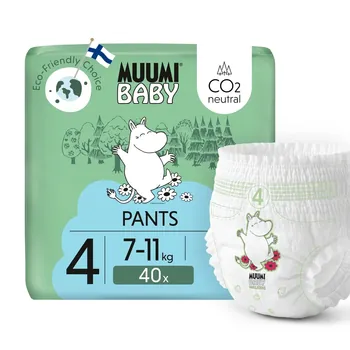 Muumi Baby Pants, pieluchomajtki, 4 (7-11 kg), 40 szt.