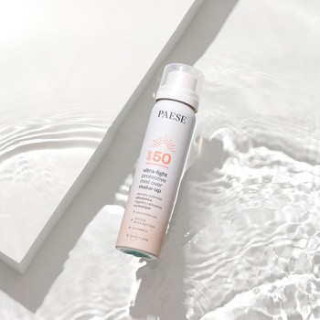 Paese, ultralekka mgiełka ochronna na makijaż SPF50, 75 ml
