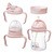 B.box, Zestaw Kubek 4w1 Blush, 240 ml, 1 szt.