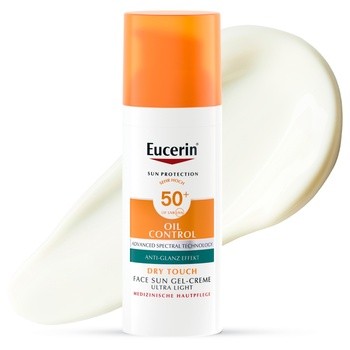 Eucerin Oil Control Dry Touch, żel-krem ochronny SPF 50+, 50 ml