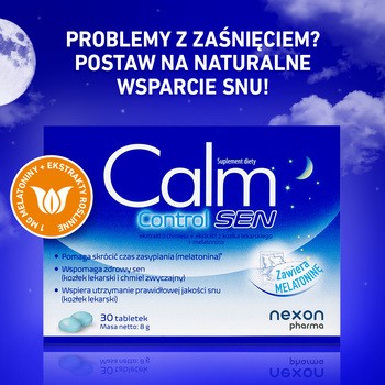 Nexon Pharma Calm Control Sen, tabletki, 30 szt.