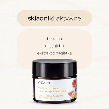 Sylveco, krem brzozowo-nagietkowy z betuliną, 50 ml