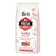 Brit Fresh Puppy Large Growth & Joints, wspierająca rozwój mięśni i stawów karma dla szczeniąt i psów młodych dużych ras, wołowina i dynia, 2,5 kg