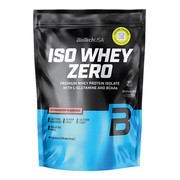 BioTech USA Iso Whey Zero, proszek, smak truskawkowy, 454 g