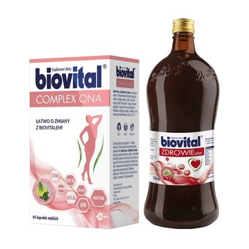 Zestaw Biovital dla Niej, płyn + tabletki