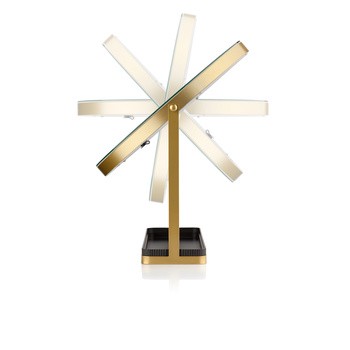 Beautifly Round LED Vanity Mirris, podświetlane lusterko do makijażu z regulacją światła LED, 1 szt.