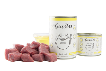 Gussto Fresh Calf, mokra karma dla kotów, cielęcina, 400 g