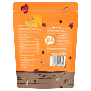 Helpa, Suchy Prowiant MIX z Ananasem, mieszanka liofilizowanych owoców, 20 g