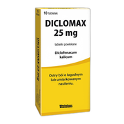 Diclomax, 25 mg, tabletki powlekane, 10 szt.