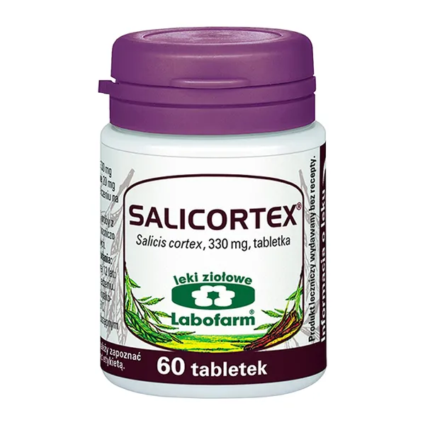 Kora wierzby 330 mg 60 tabletek [Salicortex]