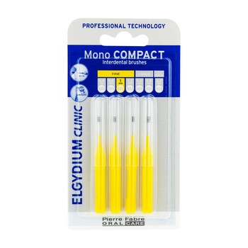 Elgydium Clinic Mono Compact 2, szczoteczka międzyzębowa, 4 szt.