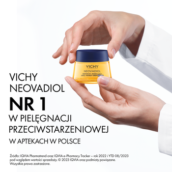 Zestaw Vichy Neovadiol Magistral, odżywczy i redukujący wiotczenie balsam na dzień, 50 ml + odżywczy i modelujący owal twarzy krem na noc, 50 ml