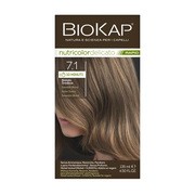 Biokap Nutricolor Delicato Rapid, farba do włosów 7.1 szwedzki blond, 135 ml        
