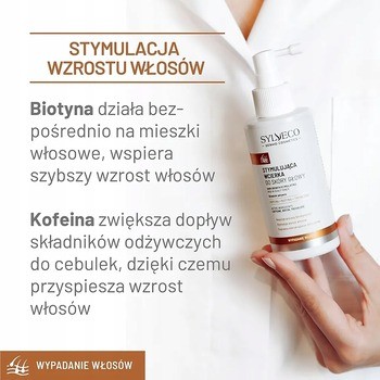 Sylveco Dermo, Wypadanie włosów, wcierka do skóry głowy, 145 ml