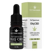 Pozytywne Konopie, olejek konopny CBD 5%, 10 ml