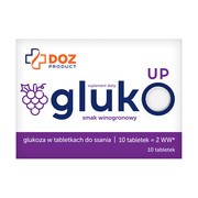 alt DOZ PRODUCT GlukoUp, tabletki do ssania, smak winogronowy, 10 szt.