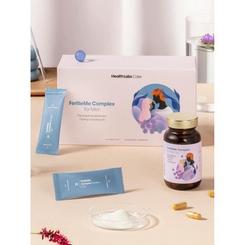 Health Labs FertileMe Complex for Men, kapsułki + saszetki, 30 szt. + 30 szt.