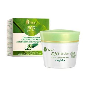 AVA Eco Garden, krem ekstrakt ze świeżego ogórka, 50 ml