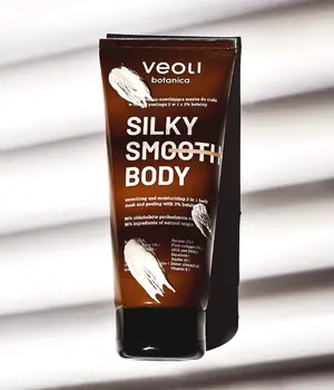 Veoli Botanica Silky Smooth Body, maska wygładzająco-nawilżająca do ciała, 180 ml