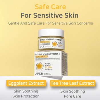 APLB Retinol Vitamin C Vitamin E Facial Cream, krem przeciwzmarszczkowy do twarzy z retinolem oraz witaminami C i E, 55 ml