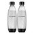 SodaStream Fuse, butelka 1L czarna, 2 szt.