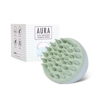 Sister Young, szczotka do mycia i masażu głowy Aura Mint, 1 szt.
