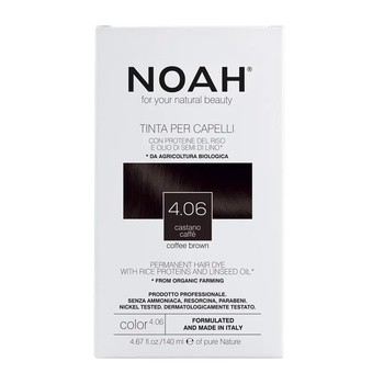 NOAH, farba do włosów, 4.06 Coffee Brown, 140 ml