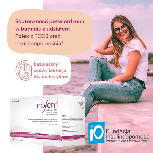 Порошок в саше Establo Inofem, мио-инозитол и фолиевая кислота, для женщин, 60 шт — фото 5