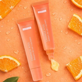 Sylveco Pure Line, balsam do ust, Orange Kiss, 15 ml