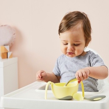 B.box, pierwsze sztućce dla niemowląt, Banana Split, 1 szt.