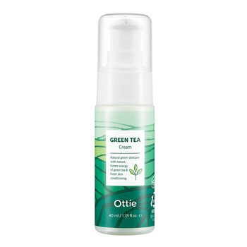 Ottie Green Tea Cream, nawilżający krem do twarzy z zieloną herbatą, 40 ml