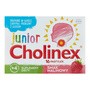 Cholinex Junior, pastylki do ssania, smak malinowy, 16 szt.