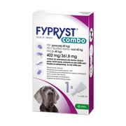 Fypryst Combo 402 mg / 361,8 mg, roztwór do nakrapiania dla bardzo dużych psów powyżej 40 kg, 4,02 ml https://azcdn.doz.pl/image/d/product/8ab5e6b3-scale-180x180.png
