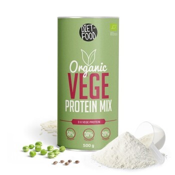 Diet-Food, Bio Vege Protein Mix, białko, 500 g
