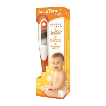 AccuTerm Flexi, termometr elektroniczny z elastyczną końcówką, 1 szt.