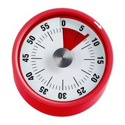 alt Mechaniczny minutnik kuchenny TD1709 czerwony Mechaniczny minutnik kuchenny w 6 pastelowych kolorach