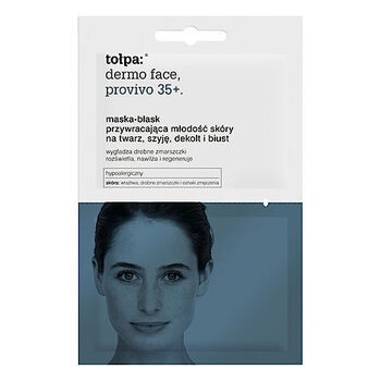 Tołpa Dermo Face Provivo 35+, maska-blask przywracająca młodość skóry, 2 x 6 ml
