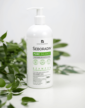 Seboradin Pure Balance, oczyszczająco-normalizujący szampon do włosów, 400 ml