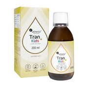 Aliness Tran Kids, płyn, smak cytrynowy, 200 ml