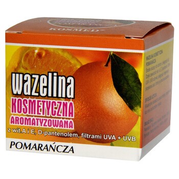 Wazelina kosmetyczna o aromacie pomarańczy, 15 ml (Kosmed)